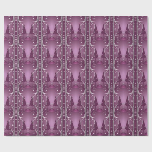 Lila Silberschmiedepapier Geschenkpapier (Flach)