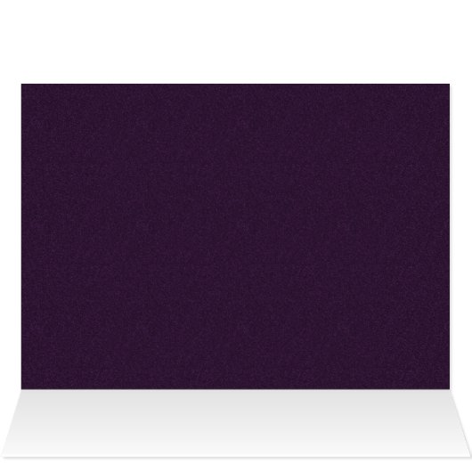 lila Silberschneeflocken Hochzeit Tischnummern (Innenansicht Horizontal (Oben))