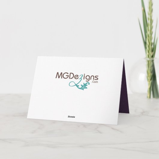 lila Silberschneeflocken Winterhochzeit Danke (Rückseite)