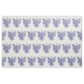 Lila Silberwächter Angel Kunststoffe Stoff (Fat Quarter (45,7 x 55,9 cm))