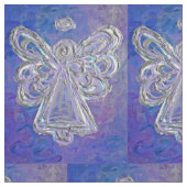 Lila Silberwächter Angel Kunststoffe Stoff (Nahaufnahme)