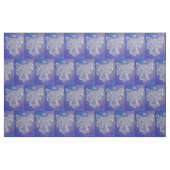 Lila Silberwächter Angel Kunststoffe Stoff (Fat Quarter (45,7 x 55,9 cm))