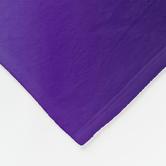 Lila Silberweiße Personalisierte Käsesorten Fleecedecke (Ecke)