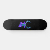Lila Silhouette Skateboard (Horizontal)