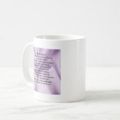 Lila Silk Patenttochter Kaffeetasse (Vorderseite Links)