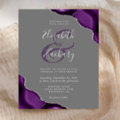 Lila Silver Agate Gray Wedding