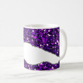 Lila Silver Agate Kaffeetasse (VorderseiteRechts)