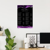 Lila Silver Agate Price List Poster (Heimbüro)