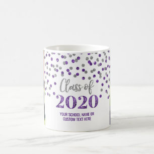 Lila Silver Class 2020 Foto Abschluss Tasse