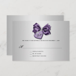 Lila Silver Diamond Heft Locket UAWG RSVP Karte