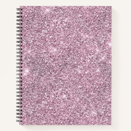 Lila Silver Glitzer Glam Luxus Notebook Notizblock