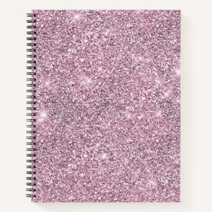 Lila Silver Glitzer Glam Luxus Notebook Notizblock