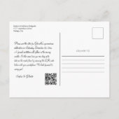 Lila & Silver Tiara Quinceañera Foto Postkarte (Rückseite)