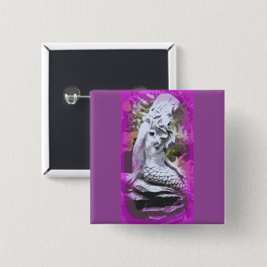 lila Sitzknopf Button (Vorne & Hinten)