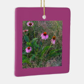 Lila Sitzmöbel Keramikornament (Rechts)