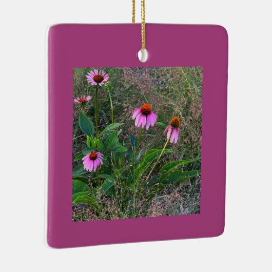 Lila Sitzmöbel Keramikornament (Rechts)