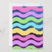 Lila Skate auf der Geburtstagsfeier Einladung (Rückseite)