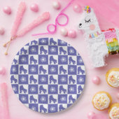 Lila Skate der Rollwalze Pappteller (Party)