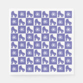 Lila Skate der Rollwalze Serviette (Vorderseite)