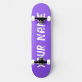 Lila Skateboard (Vorderseite)