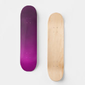 lila Skateboard (Vorderseite)