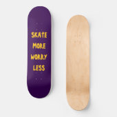 Lila Skateboard (Vorderseite)
