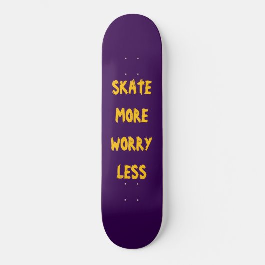 Lila Skateboard (Vorderseite)
