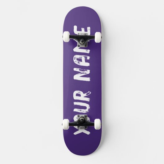 Lila Skateboard (Vorderseite)