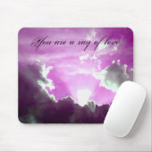 Lila Skies_ Mousepad (Mit Mouse)