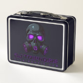 Lila Skull Lunchbox (Rückseite)