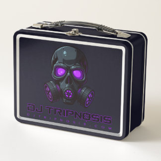 Lila Skull Lunchbox