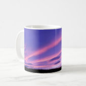 Lila Sky Sunset Tasse (Vorderseite Links)