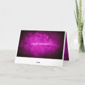 Lila Sky Vielen Dank Dankeskarte (Rückseite)