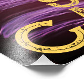 Lila Slot-Canyon Rosa Text oder Ihr Foto & Text (Ecke)