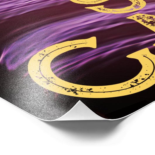 Lila Slot-Canyon Rosa Text oder Ihr Foto & Text (Ecke)