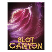 Lila Slot-Canyon Rosa Text oder Ihr Foto & Text (Vorne)