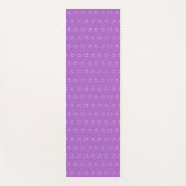 Lila-Smile-Pattern-Yogamatte Yogamatte (Vorderseite)