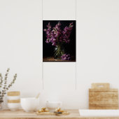 Lila Snapdragon Blume Art Print Poster (Küche)