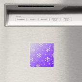 Lila Snowflake Magnet (In Situ (Geschirrspüler))