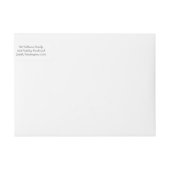 Lila Snowflake-Wirbel - Holiday Address Labels (Vorderseite)