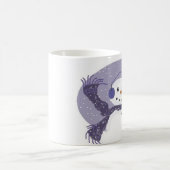 Lila Snowman-Tasse Kaffeetasse (Mittel)
