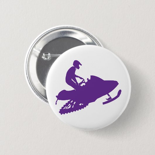 Lila-Snowmobiler Button (Vorne & Hinten)