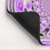 Lila Soft Cloud Swirl Mousepad (Ecke)