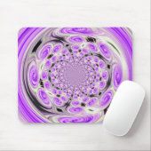 Lila Soft Cloud Swirl Mousepad (Mit Mouse)