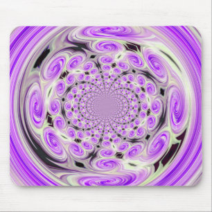 Lila Soft Cloud Swirl Mousepad