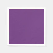 Lila Solid Color Serviette (Vorderseite)