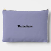 Lila - Solid-Large-Accessory Pouch Zubehörtasche (Vorderseite)