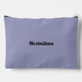 Lila - Solid-Large-Accessory Pouch Zubehörtasche (Rückseite)