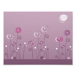 Lila Sommer Fotodruck