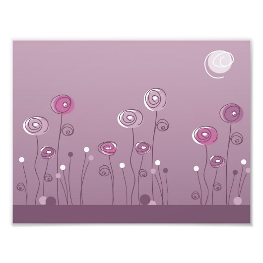 Lila Sommer Fotodruck (Vorne)